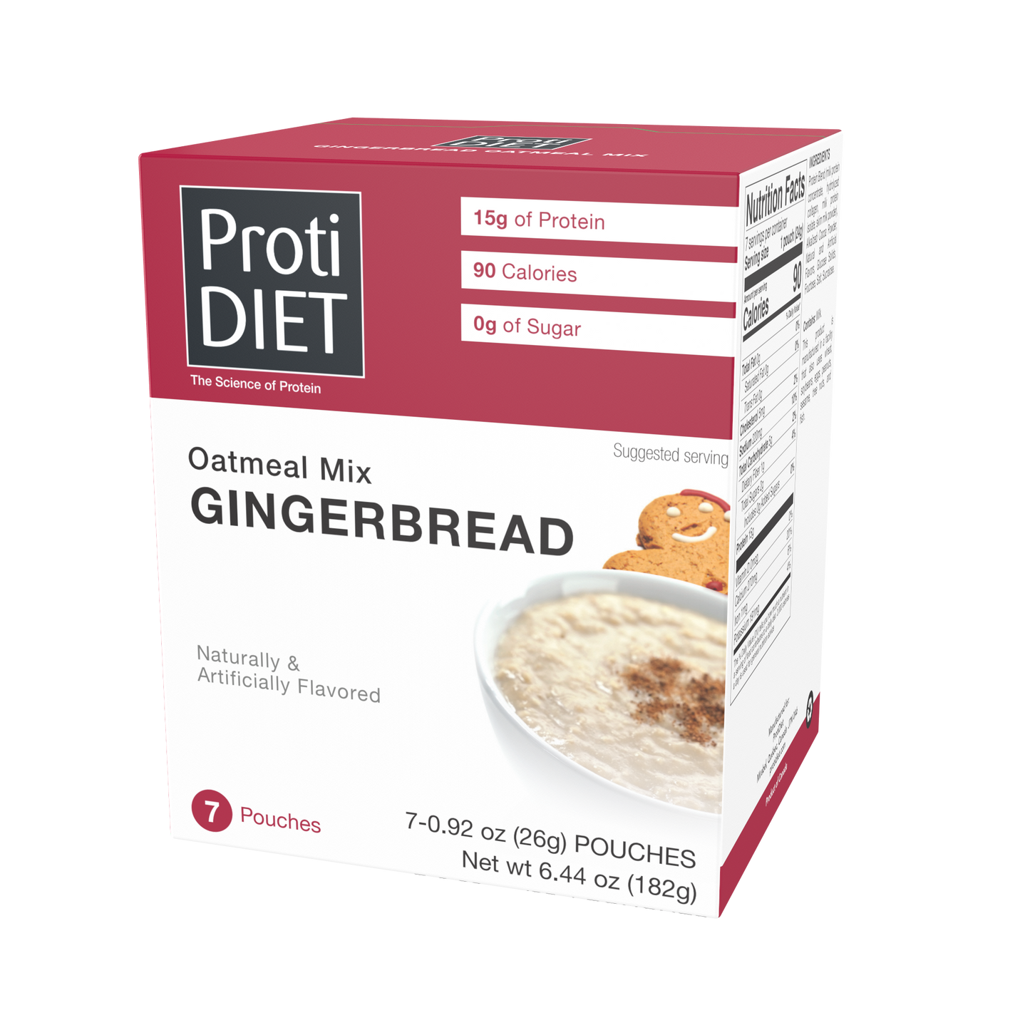 🎁 ProtiDIET Gingerbread Oatmeal Mix (7ct) (100% off)