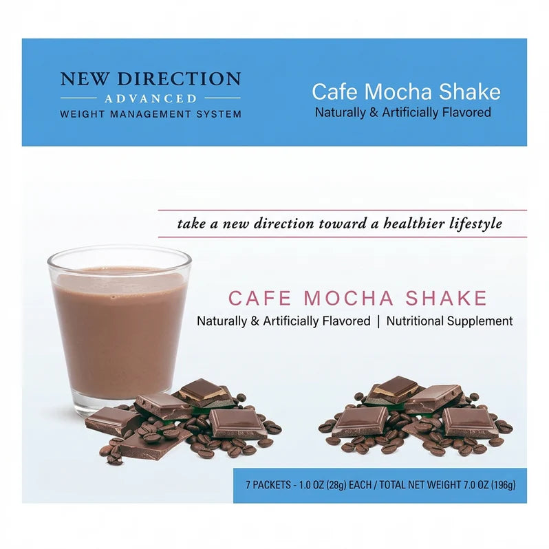 New Direction Cafe Mocha Shake | 27g Protein (7ct)