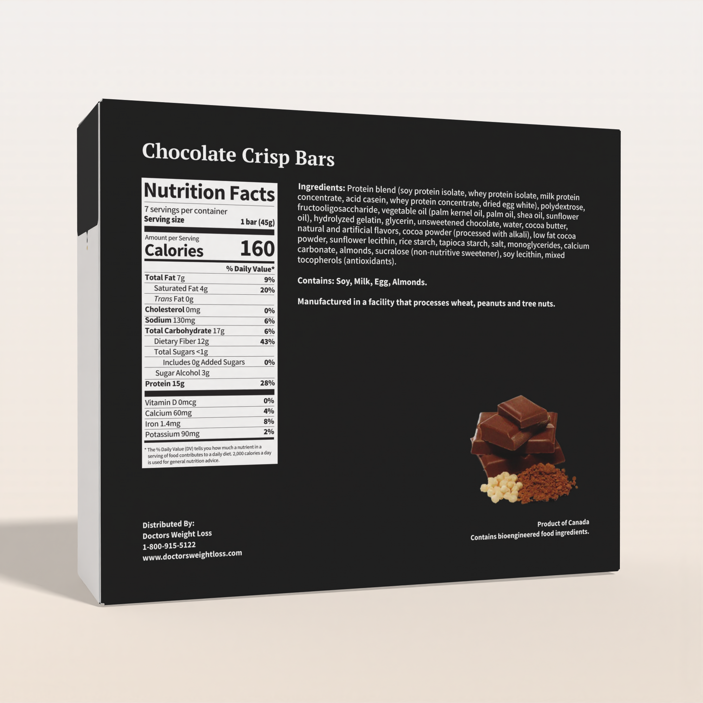 ProtiWise Chocolate Crisp Protein Bars (7ct)