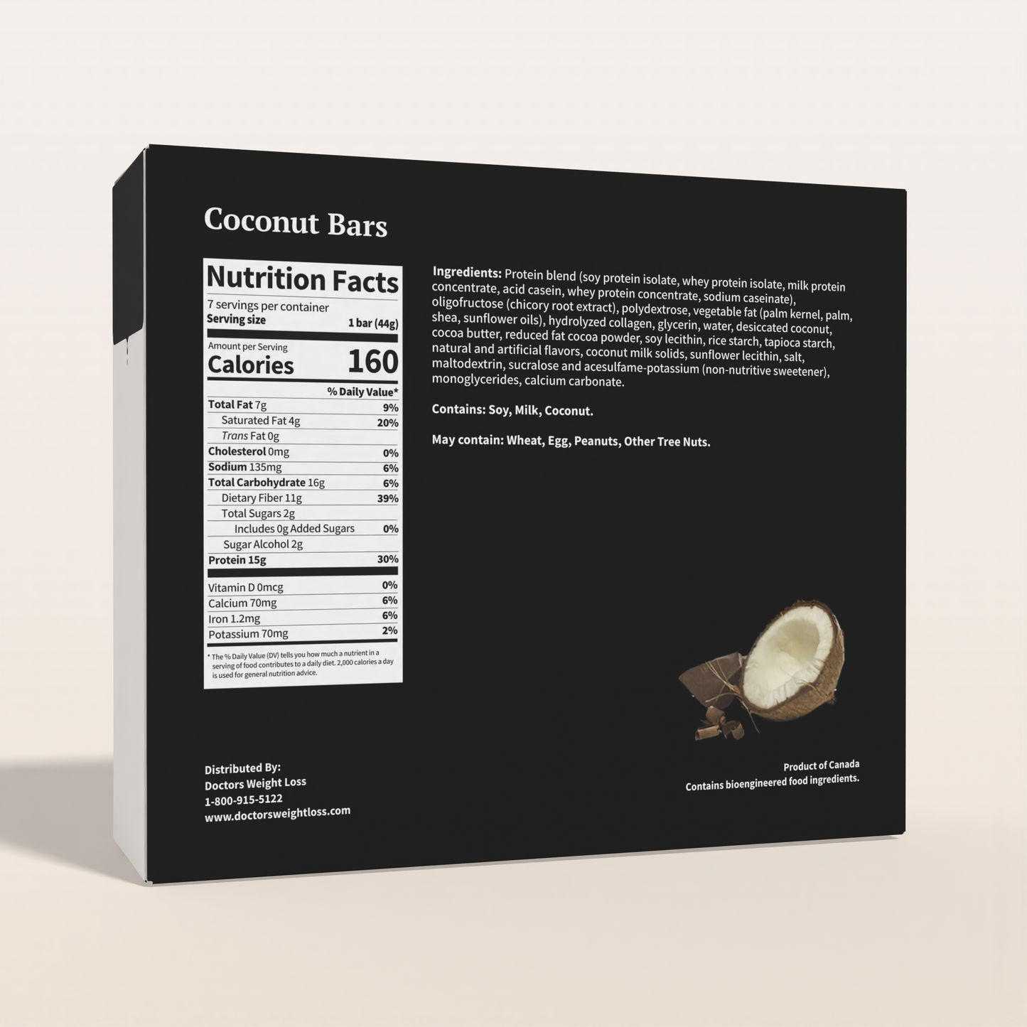 ProtiWise Coconut Protein Bars (7ct)
