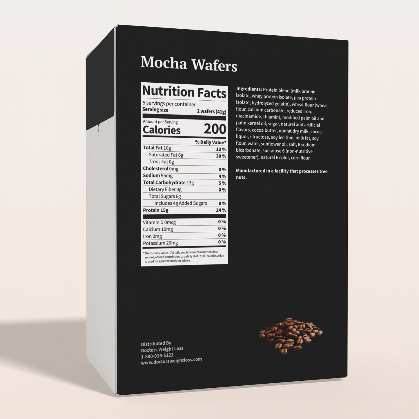 ProtiWise Mocha Protein Wafers (5ct)