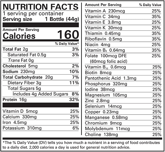 Numetra Chocolate Shake | 16g Protein | 1 Bottle