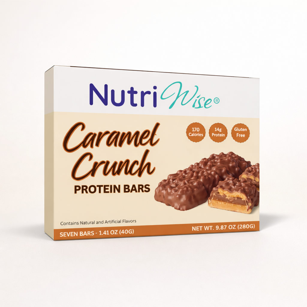 NutriWise Caramel Crunch Protein Bars (7ct)