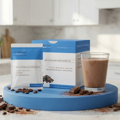 New Direction Cafe Mocha Shake | 27g Protein | 7 Count