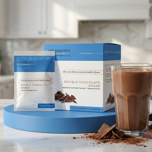 New Direction Double Chocolate Shake | 27g Protein | 7 Count