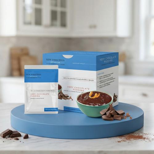 New Direction Very Chocolate Pudding | 27g Protein | 7 Count