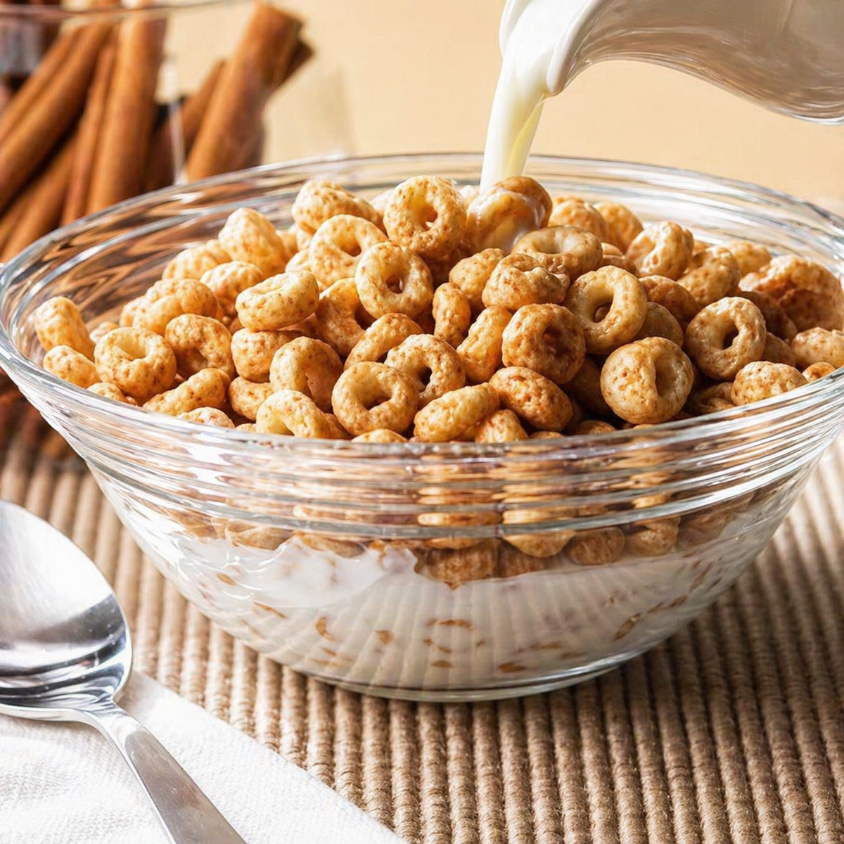 NutriWise Cinnamon Vanilla Cereal | High-Protein Breakfast (7ct)
