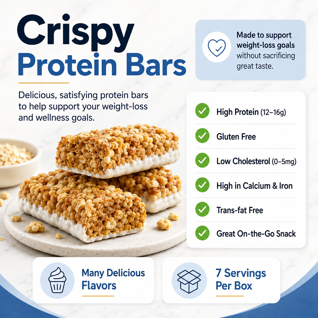 ProtiWise Coconut Protein Bars (7ct)