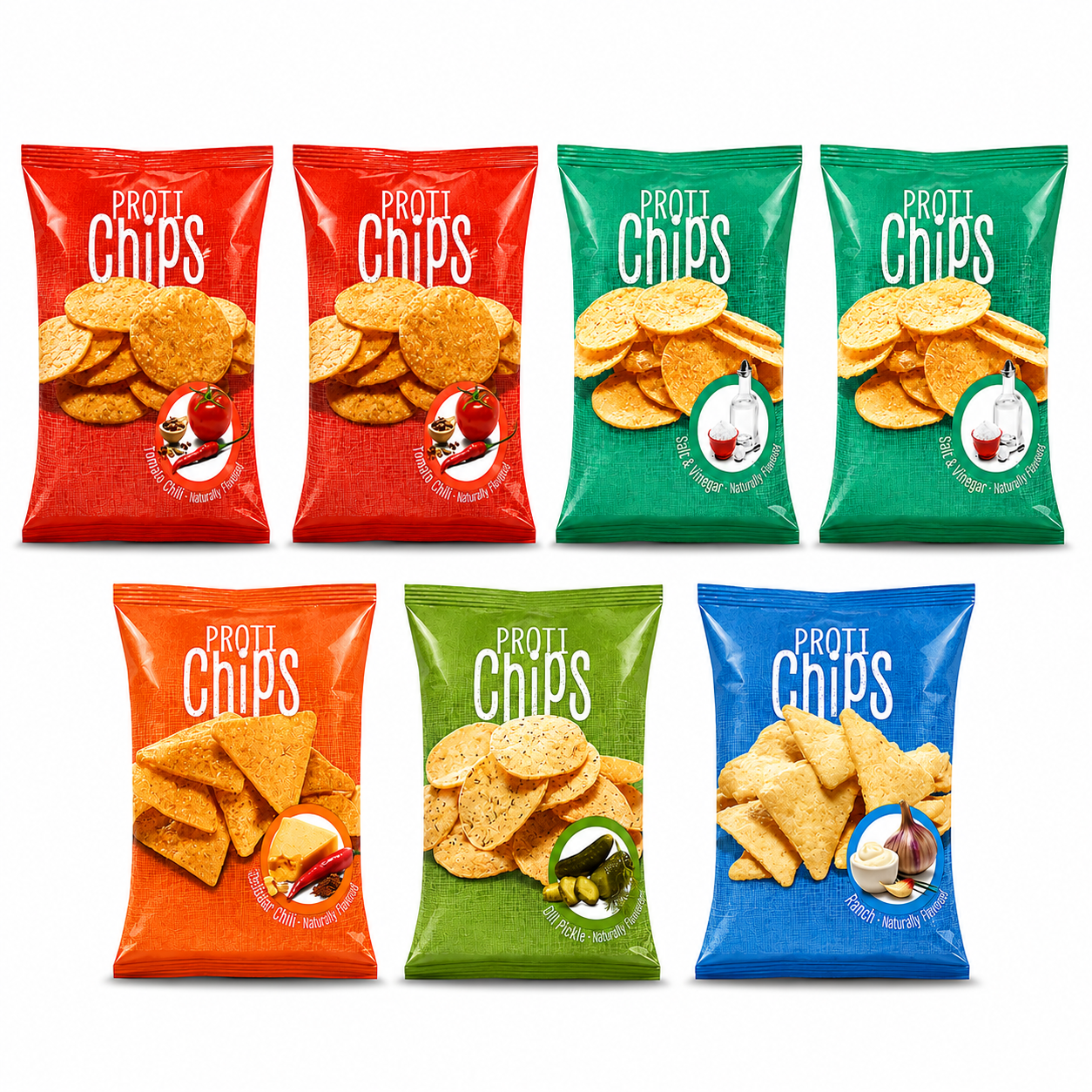 ProtiWise Variety Pack Chips Combo | High-Protein & Fiber (7ct)