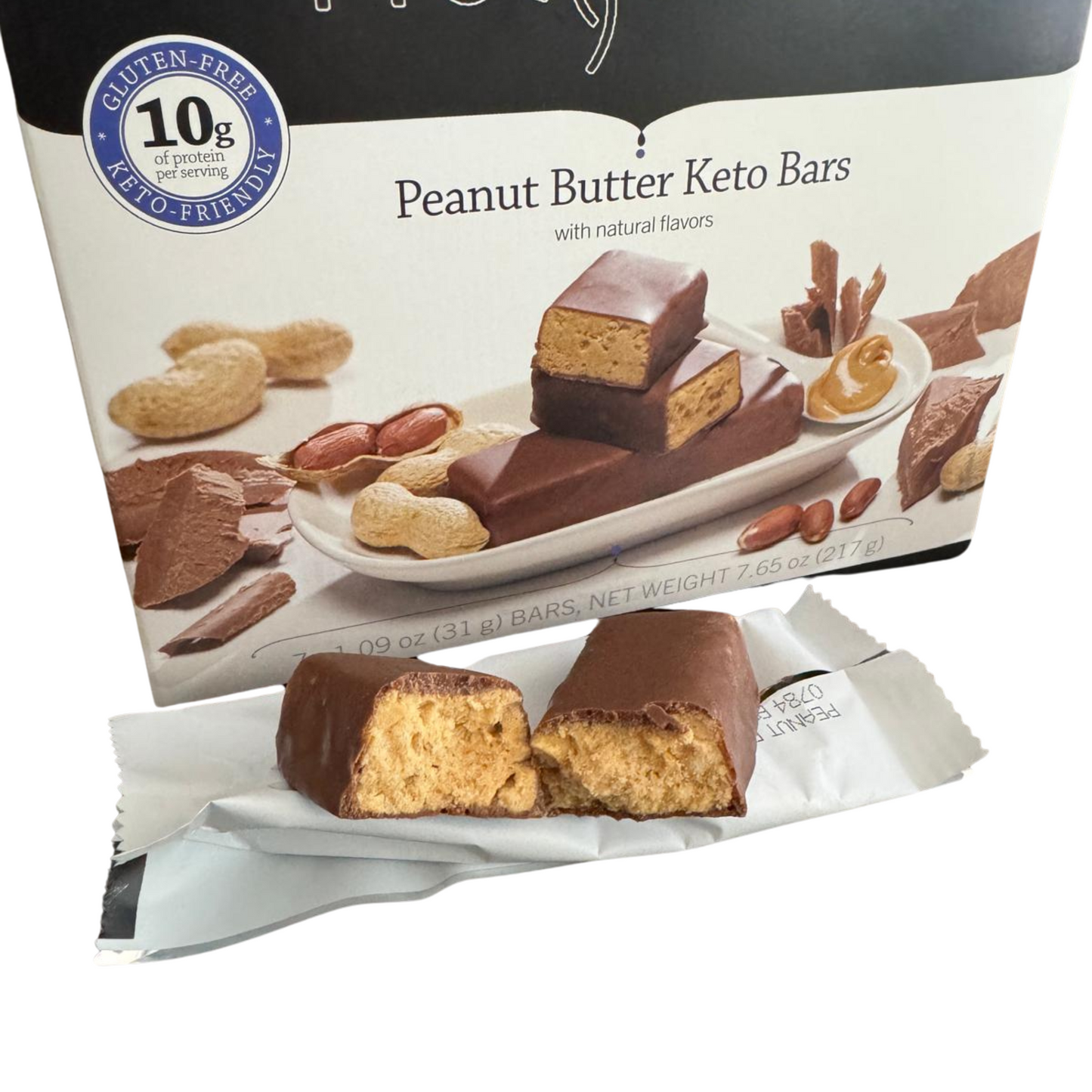 ProtiWise Peanut Butter Keto Diet-Friendly Protein Bars (7ct)