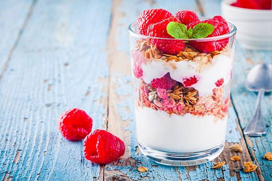 Raspberry Mint Parfait