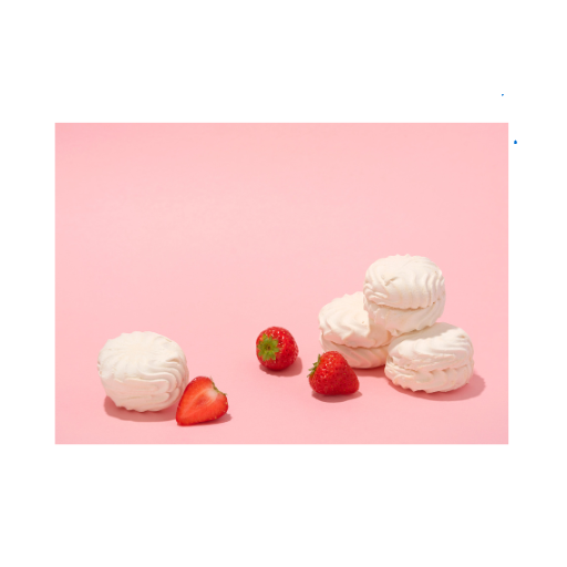 Strawberry Almond Meringue Cookies