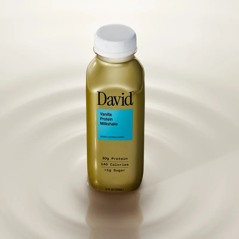David 30g High-Protein Vanilla Milkshake (1 bottle)