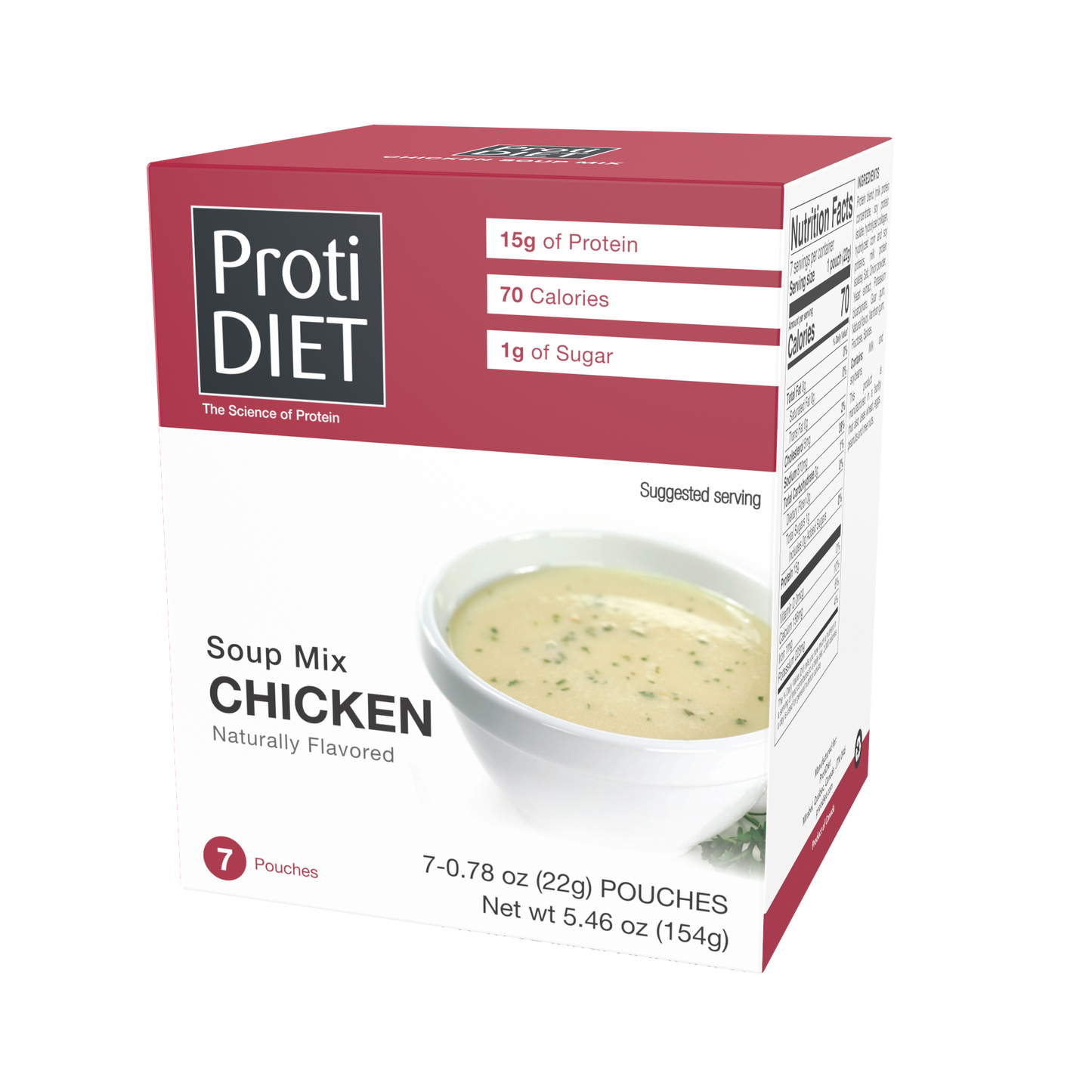 ProtiDIET High-Protein Chicken Soup | Gluten-Free (7ct)