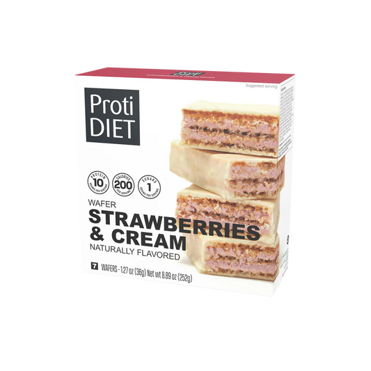 ProtiDIET Strawberries & Cream Wafers (7ct)