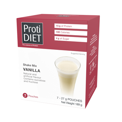 ProtiDIET Vanilla Shake Mix | High-Protein Shake (7ct)