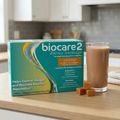 BioCare2 Caramel Dietary Beverage | 30g Protein  | 14 Count