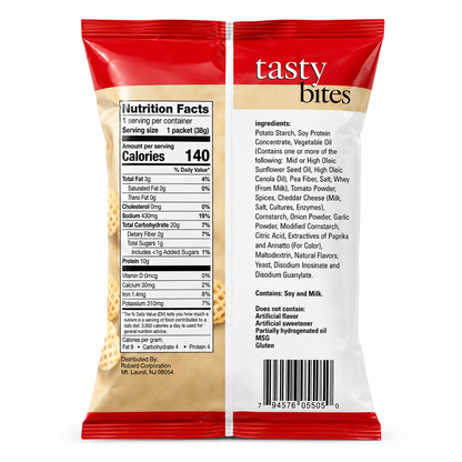 BestMed Tasty Bites, High-Protein Chips, Pizza (7ct)