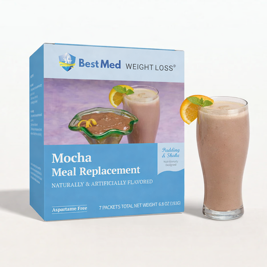 BestMed Mocha High-Protein Meal Replacement Pudding & Shake (7ct)