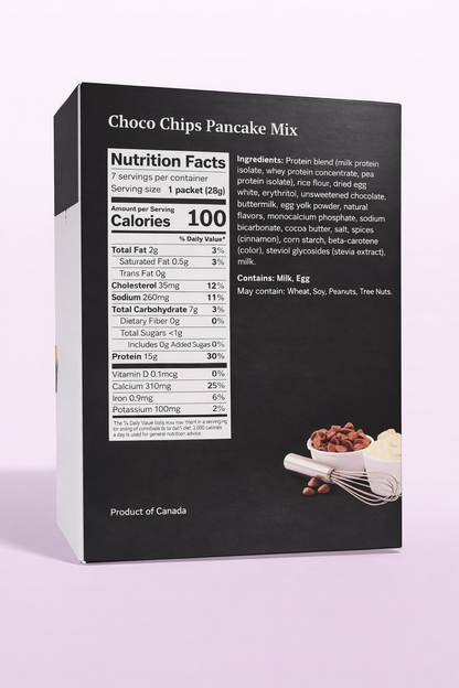 ProtiWise Choco Chips Pancake | High-Protein (7ct)