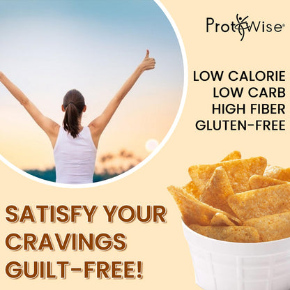 ProtiWise Spicy Nacho Cheese Chips High-Protein & Fiber (1ct)