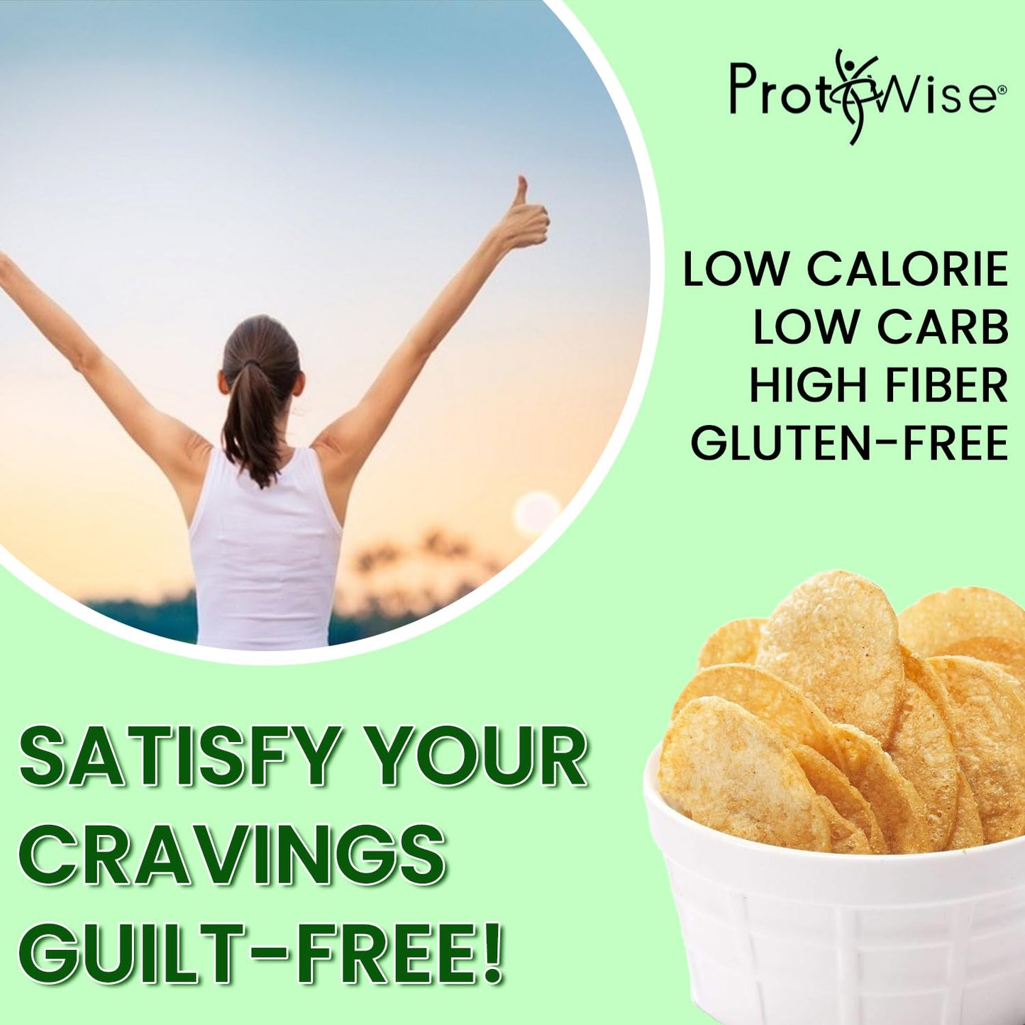 ProtiWise Dill Pickle Chips (7ct)