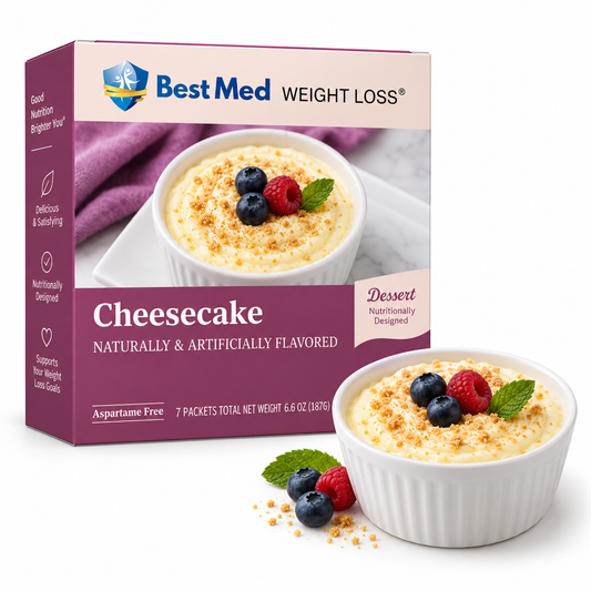 BestMed High-Protein Pudding, Cheesecake Dessert (7ct)