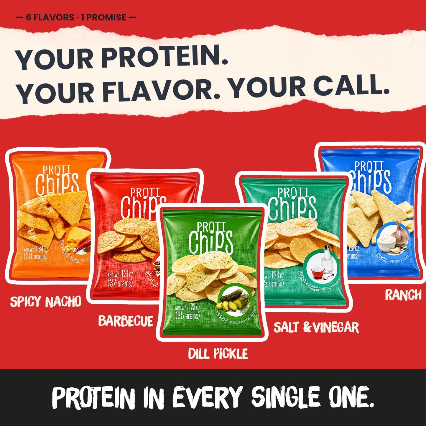 ProtiWise Barbecue Protein Chips | High-Protein Snack (1ct)