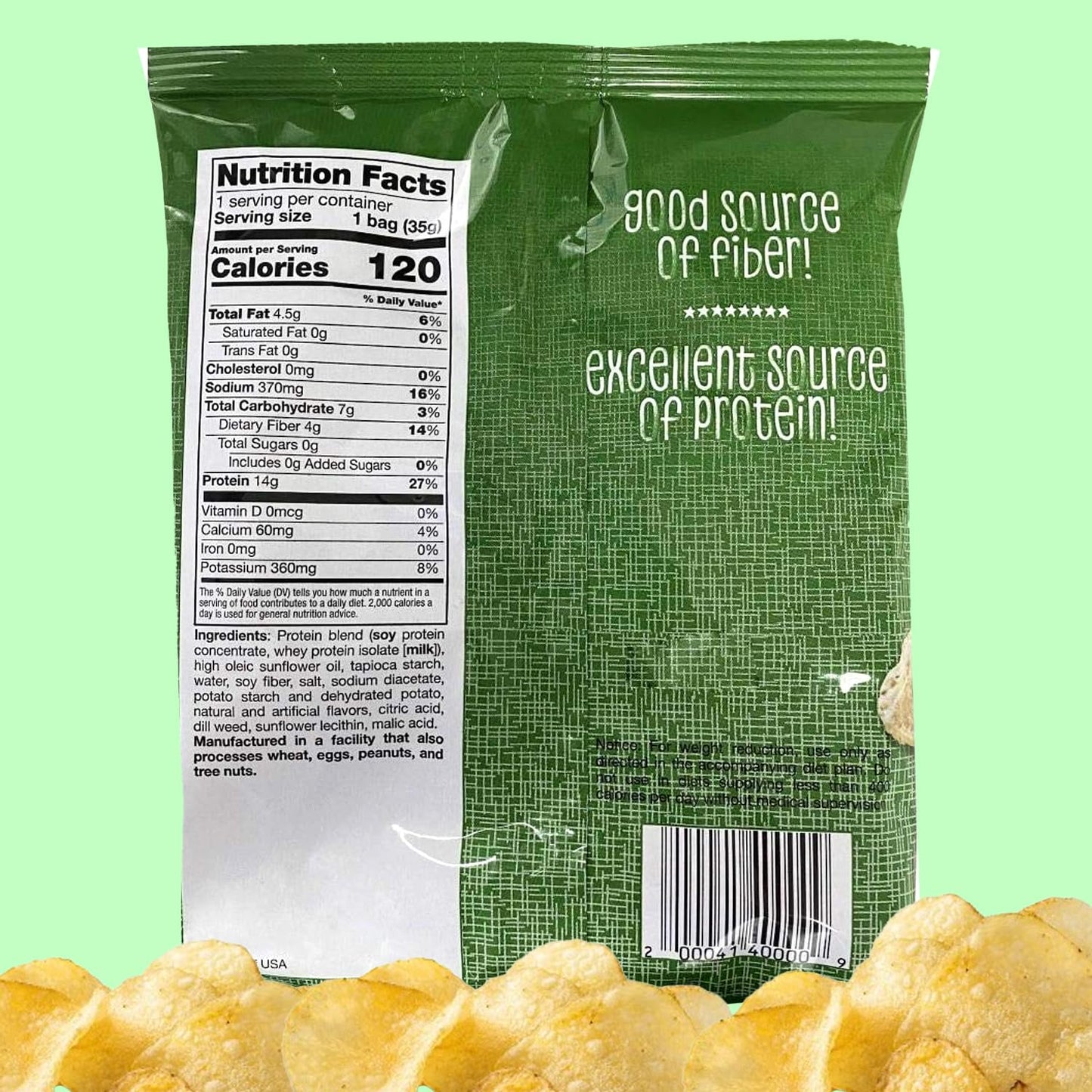 ProtiWise Dill Pickle Chips (7ct)