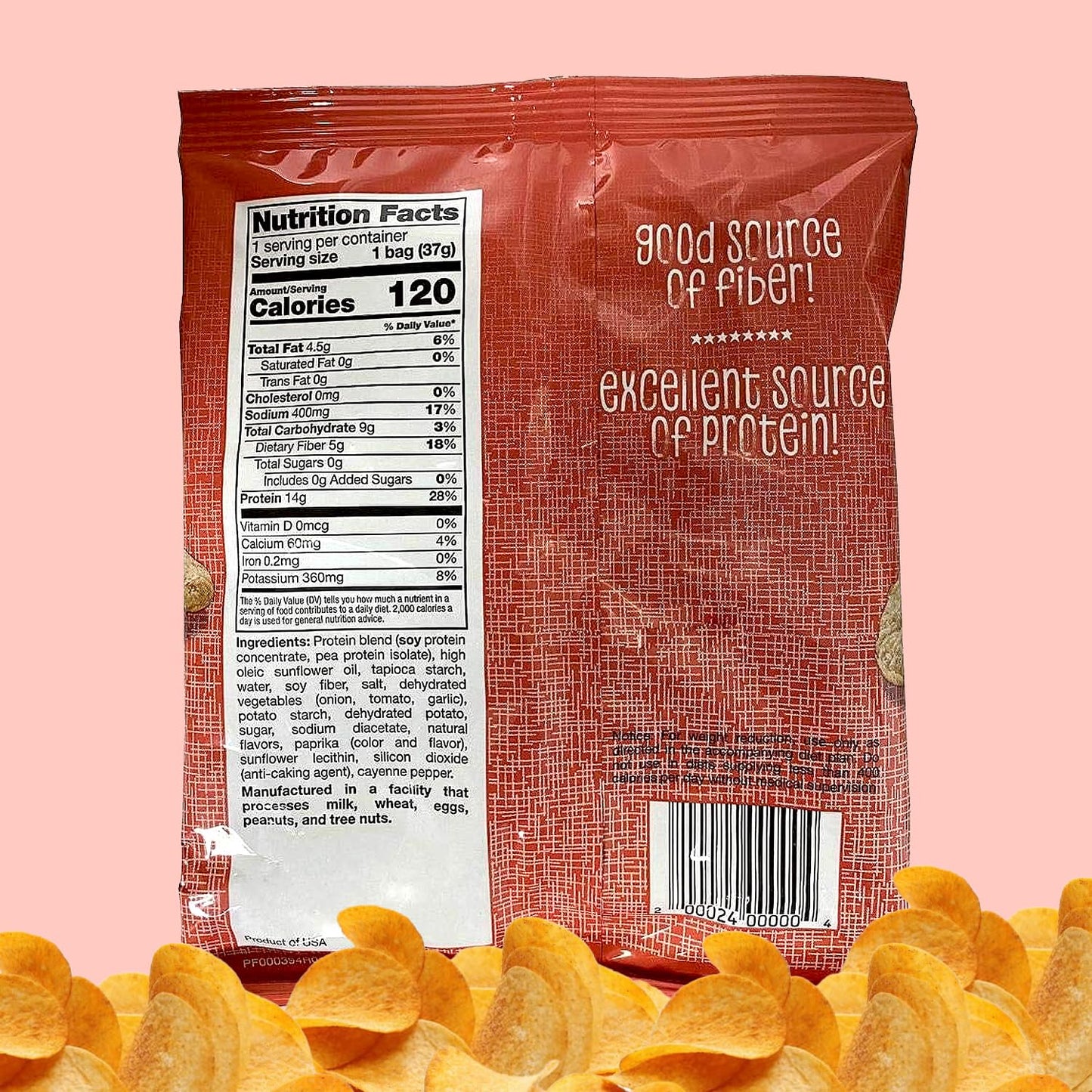 ProtiWise Barbecue Chips | High-Protein & Fiber (7ct)