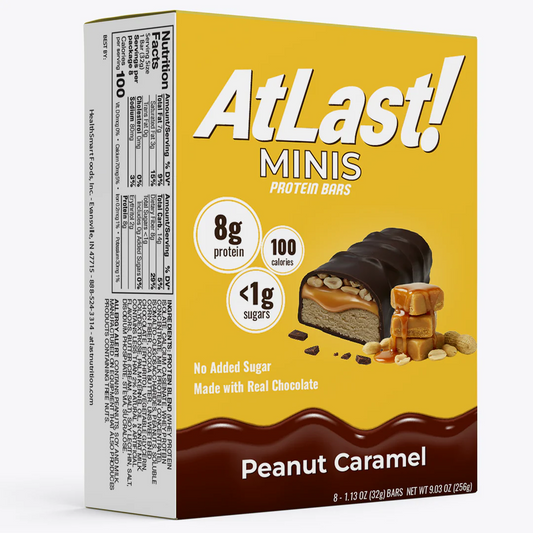 Atlast! MINIS Peanut Caramel Protein Bars 8ct (Copy)