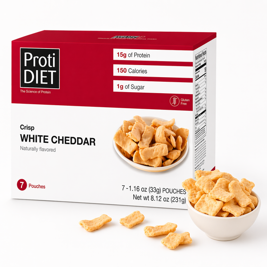 ProtiDIET White Cheddar Protein Crisps (7ct)