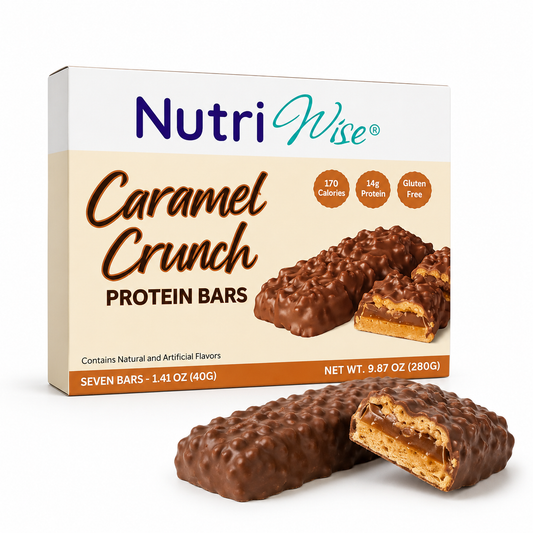 NutriWise Caramel Crunch Protein Bars (7ct)