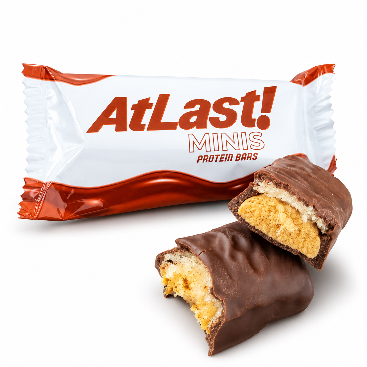 Atlast! MINIS Peanut Caramel Protein Bars 8ct