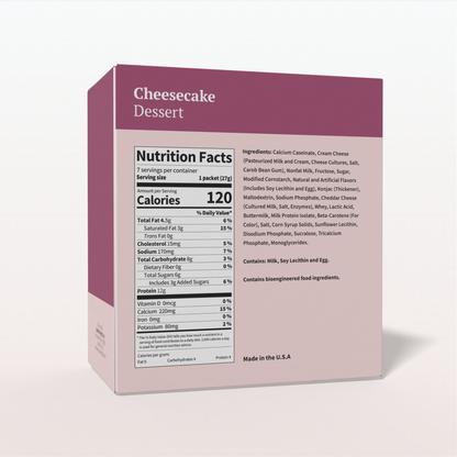BestMed High-Protein Pudding, Cheesecake Dessert (7ct)