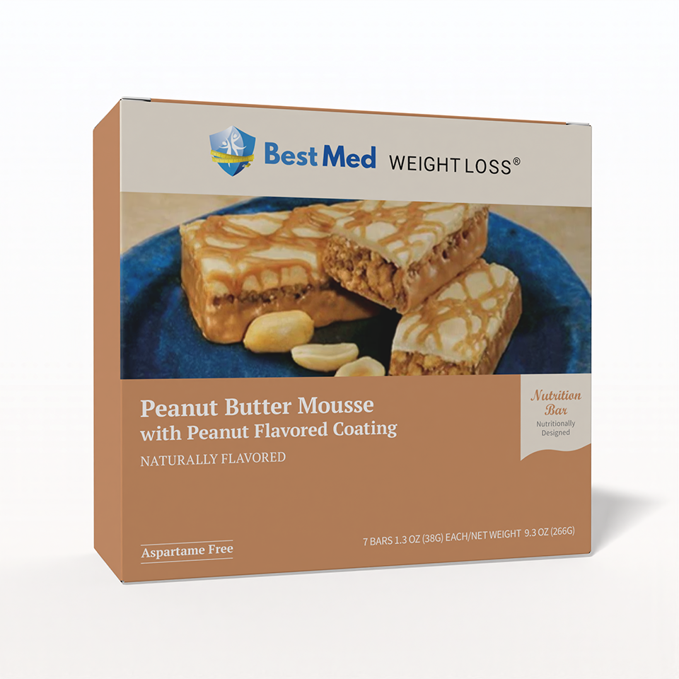 BestMed High-Protein Snack Bar, Peanut Butter Mousse (7ct)