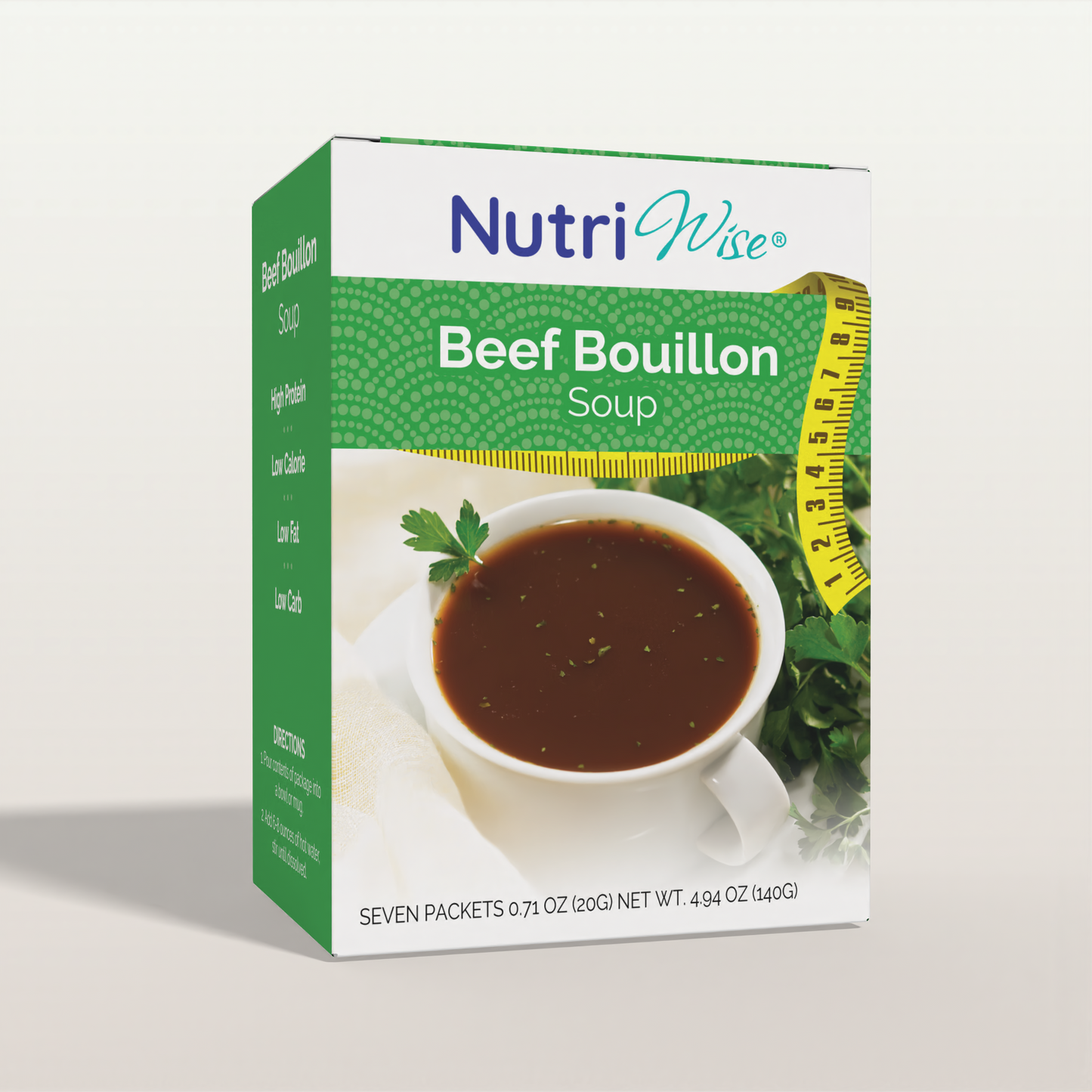 NutriWise Protein Soup | Beef Bouillon (7ct)