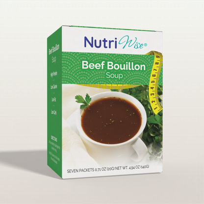 NutriWise Protein Soup | Beef Bouillon (7ct)