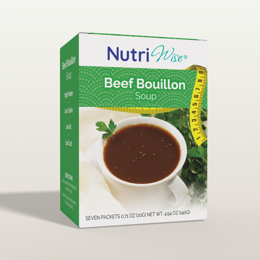 NutriWise Protein Soup | Beef Bouillon (7ct)