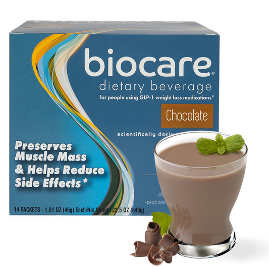 BioCare Chocolate | GLP-1 Beverage | 20g Protein (14ct)