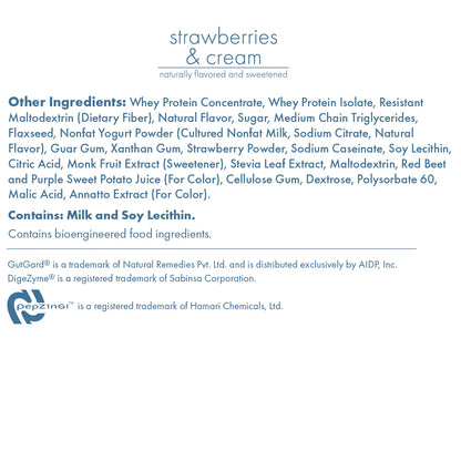 BioCare Strawberries & Cream | GLP-1 Beverage | 20g Protein (14ct)
