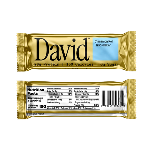 David Bars 28g High-Protein | Cinnamon (1ct)