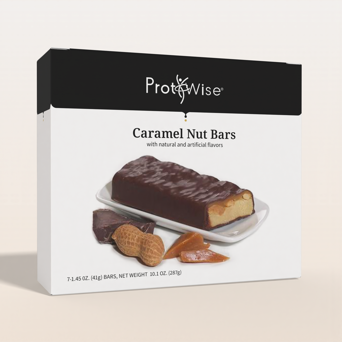 ProtiWise Caramel Nut High-Protein Bars (7ct)