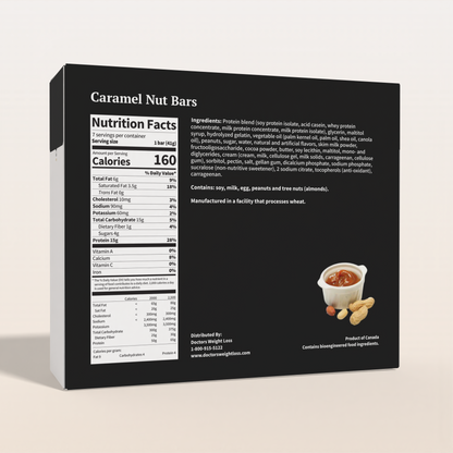ProtiWise Caramel Nut High-Protein Bars (7ct)