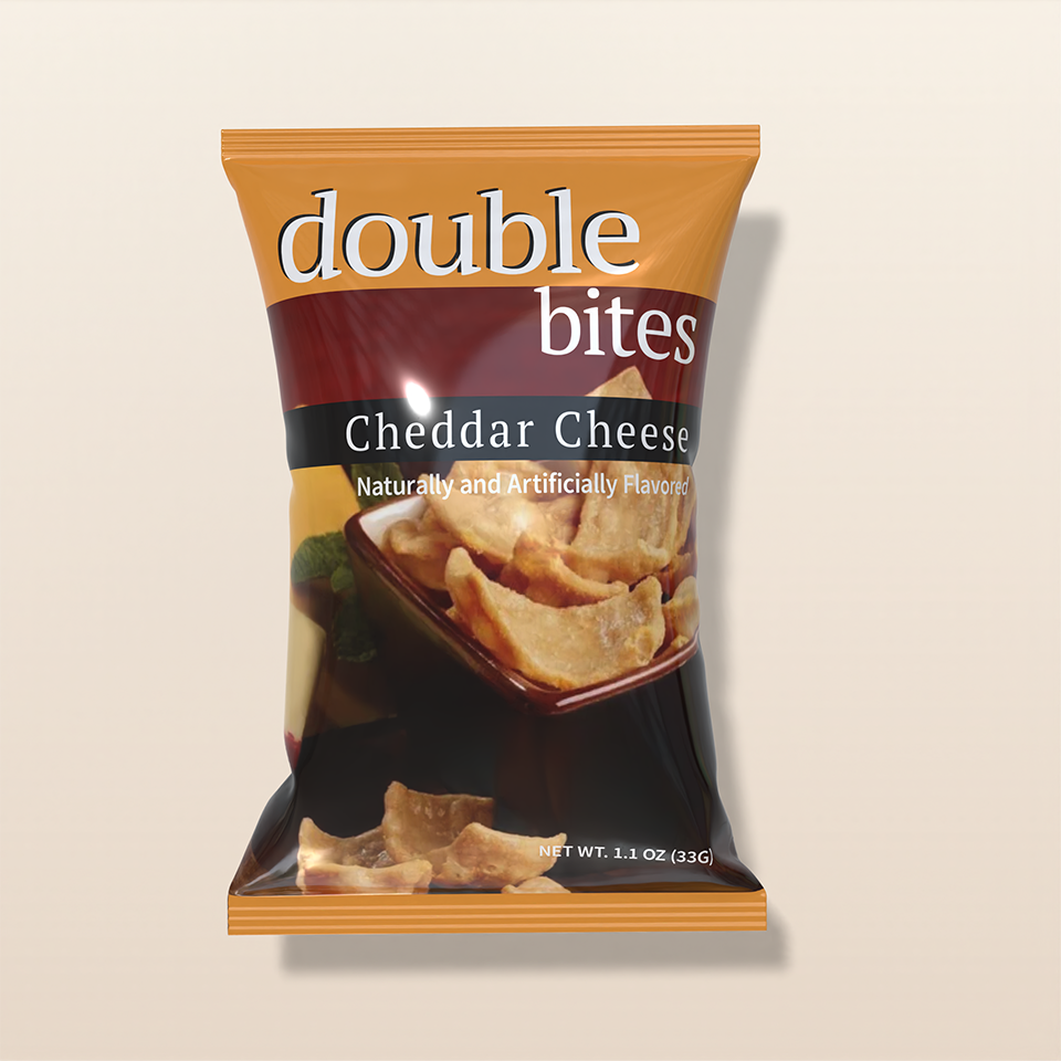 BestMed Double Bites High- Protein Chips, Cheddar Cheese (7ct)