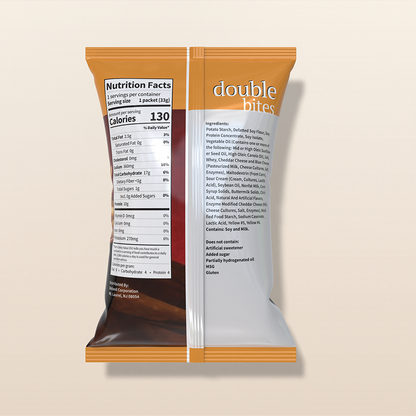 BestMed Double Bites High- Protein Chips, Cheddar Cheese (7ct)