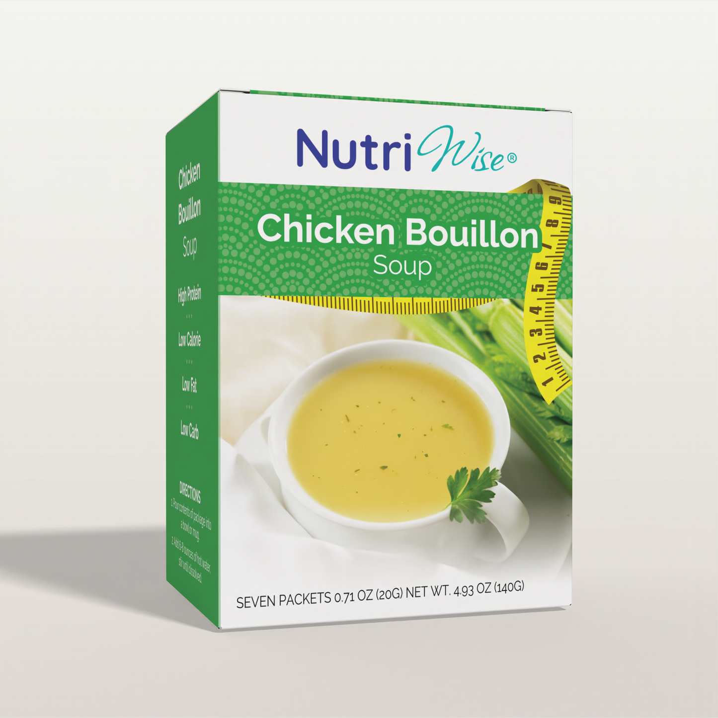 NutriWise Protein Soup | Chicken Bouillon (7ct)