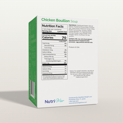 NutriWise Protein Soup | Chicken Bouillon (7ct)