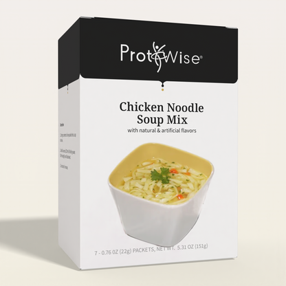 ProtiWise Chicken Noodle Soup | High-Protein (7ct)