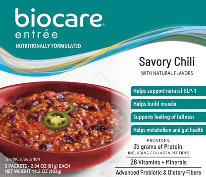 Biocare Savory Chili | 35g High Protein Meal (1ct)